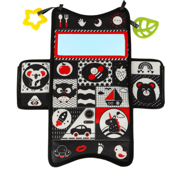 Sorter pudełko z chusteczkami sensoryczne montessori mata 2w1 - obrazek 7
