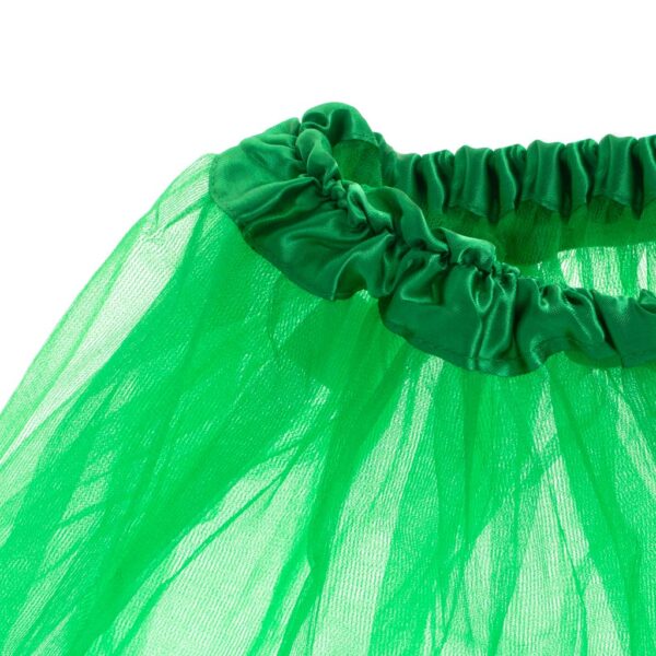 Spódniczka tiulowa tutu kostium strój karnawałowy przebranie zielona - obrazek 3
