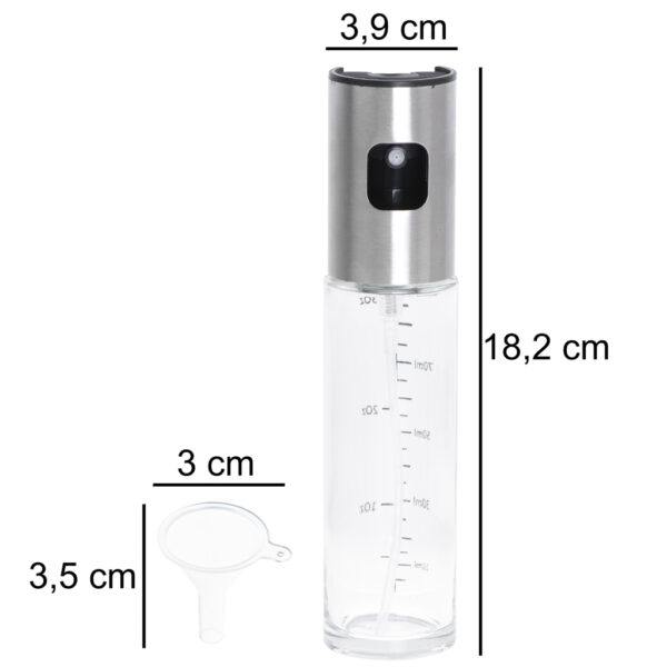 Spryskiwacz do oleju oliwy dozownik w sprayu ze skalą 100ml - obrazek 4