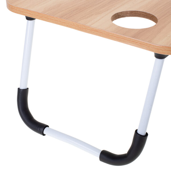 Stolik pod laptopa składany do łóżka podstawka śniadaniowa USB - obrazek 5
