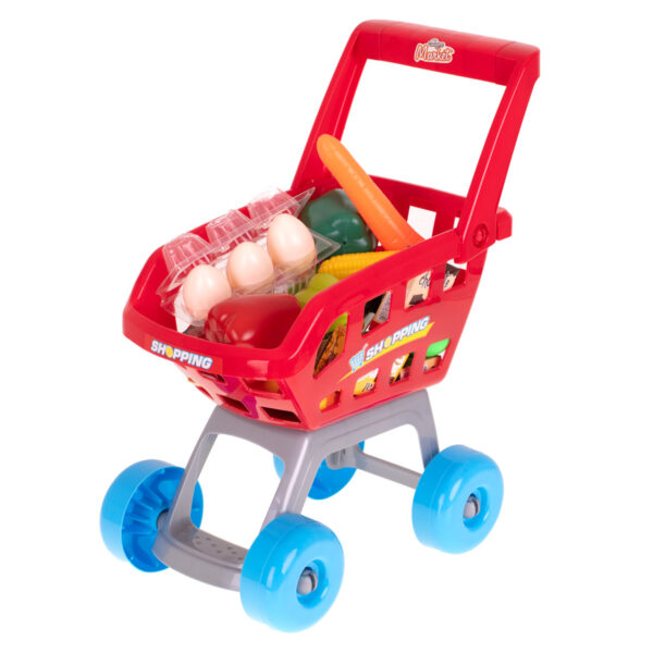 Supermarket sklep kasa fiskalna + wózek - obrazek 7