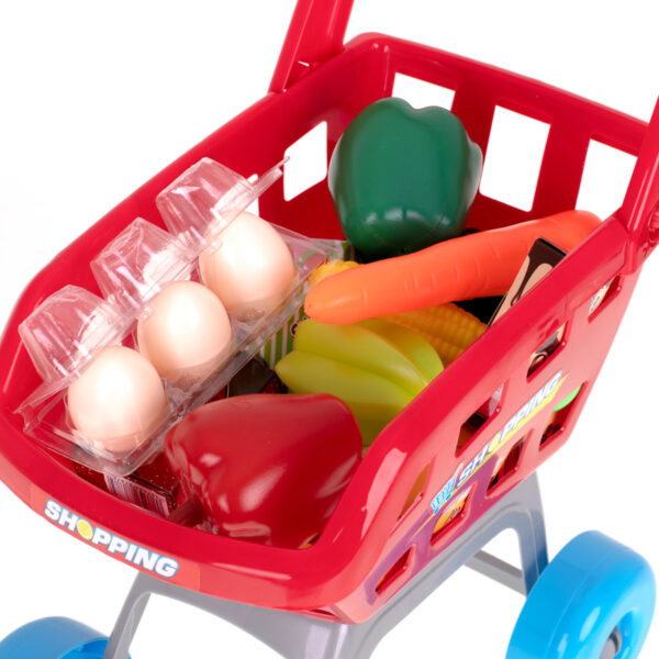 Supermarket sklep kasa fiskalna + wózek - obrazek 8