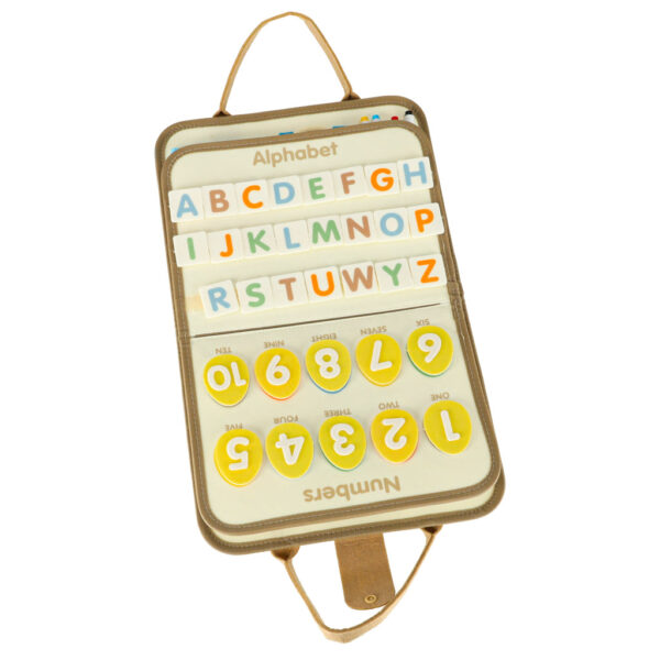 Tablica manipulacyjna sensoryczna montessori walizka dinozaury - obrazek 9