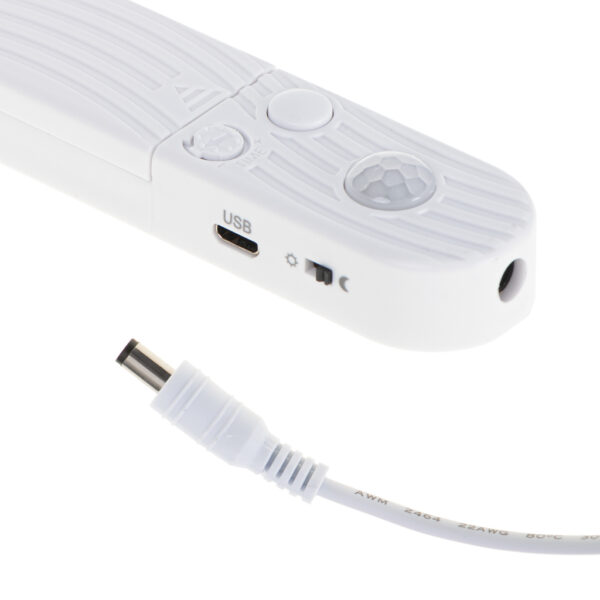 Taśma LED na baterie USB czujnik ruchu 2M zimny biały - obrazek 3