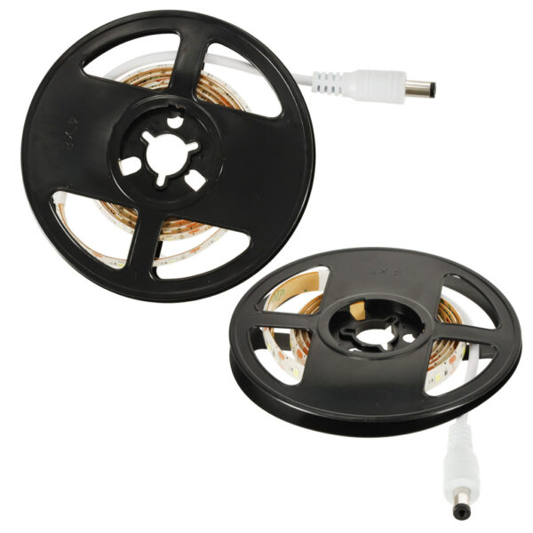 Taśma LED wodoodporna na baterie USB czujnik ruchu 1M 59LED zimny biały - obrazek 3