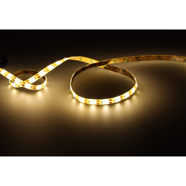Taśma LED wodoodporna  na baterie USB czujnik ruchu 1M 59LED ciepły biały - obrazek 2