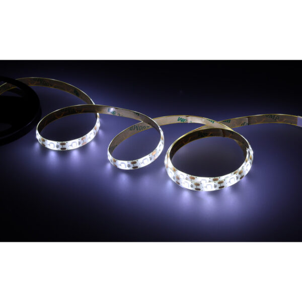 Taśma LED wodoodporna na baterie USB czujnik ruchu 1M 59LED zimny biały - obrazek 2