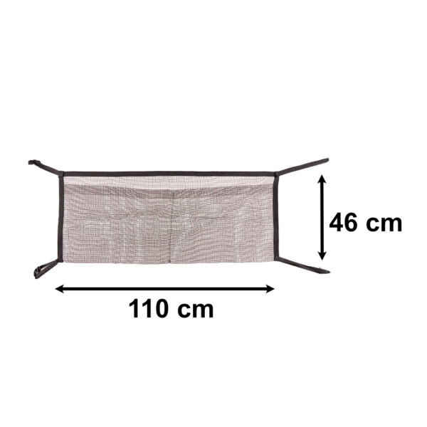 Torba siatka dolna do trampoliny organizer na buty klucze telefon 110cm - obrazek 3