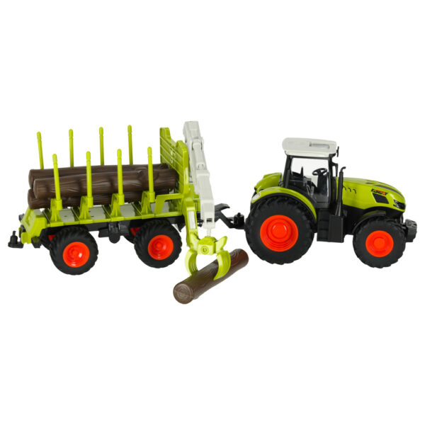 Traktor RC zdalnie sterowany ciągnik rolniczy z podnośnikiem farma 2,4G 3,7V 500mAh - obrazek 2