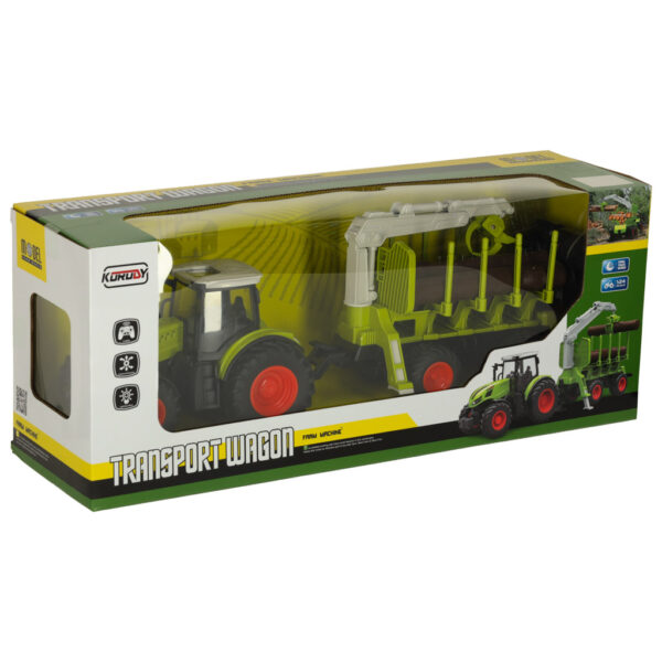 Traktor RC zdalnie sterowany ciągnik rolniczy z podnośnikiem farma 2,4G 3,7V 500mAh - obrazek 14