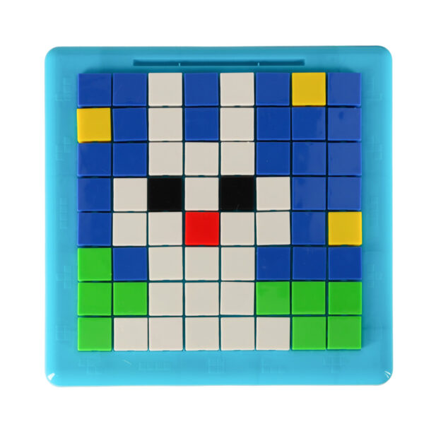 Układanka kreatywna logiczna klocki puzzle mozaika 175 elementów - obrazek 4