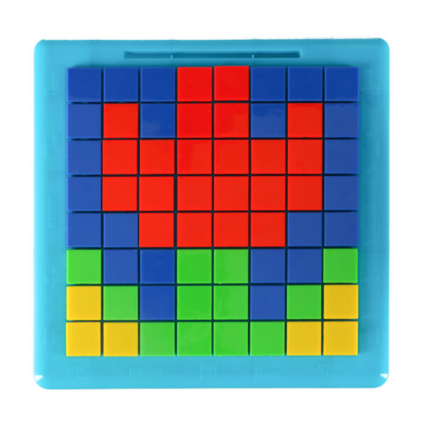 Układanka kreatywna logiczna klocki puzzle mozaika 175 elementów - obrazek 9