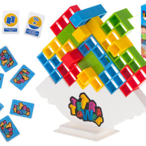 Gra zręcznościowa montessori gra logiczna układanka balansująca klocki tetris
