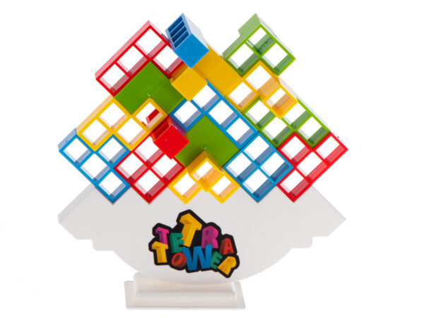 Gra zręcznościowa montessori gra logiczna układanka balansująca klocki tetris - obrazek 2