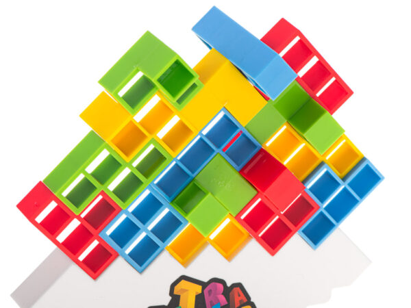 Gra zręcznościowa montessori gra logiczna układanka balansująca klocki tetris - obrazek 4