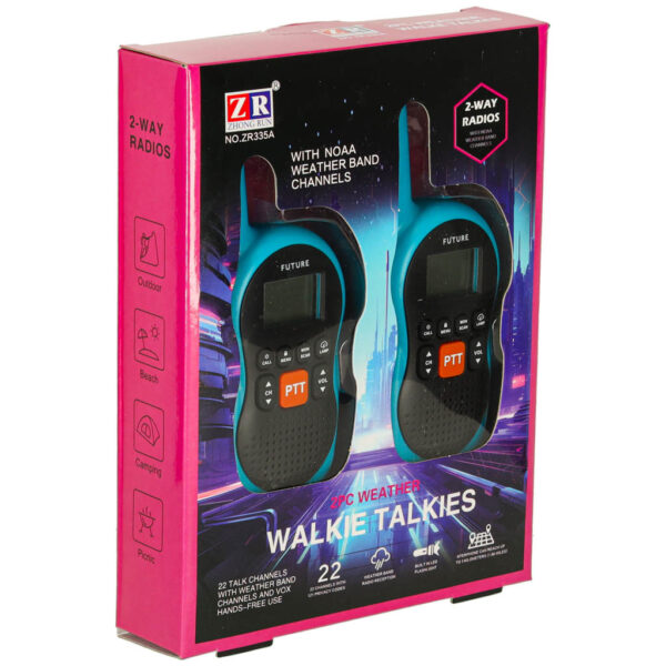 Walkie Talkie krótkofalówki dla dzieci zasięg 3km zestaw 2 szt. - obrazek 10