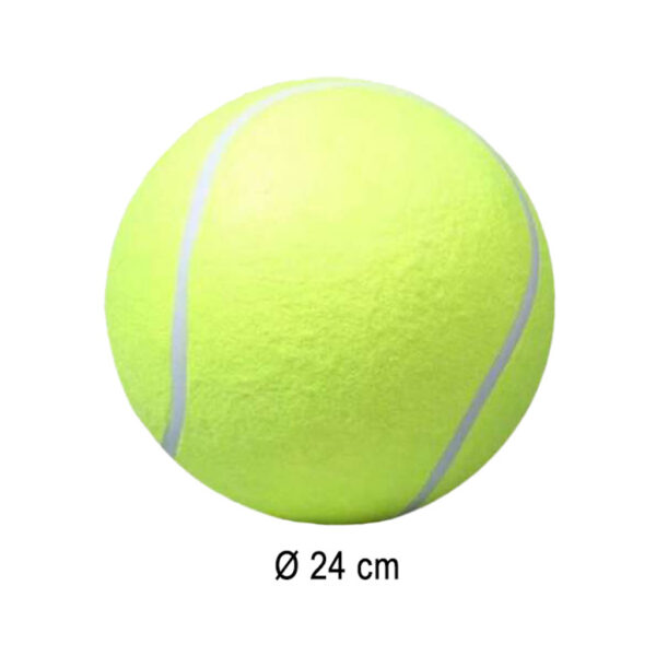 Zabawka dla psa piłka tenisowa gigant XXL 24cm - obrazek 6