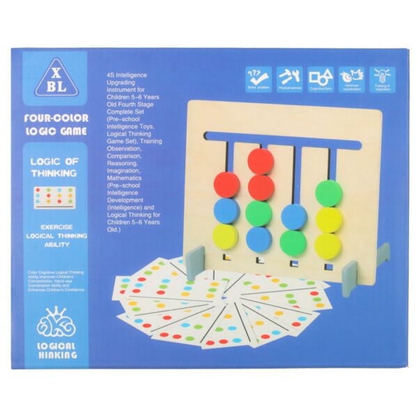 Zabawka edukacyjna drewniana dopasuj kolory owoce montessori - obrazek 11