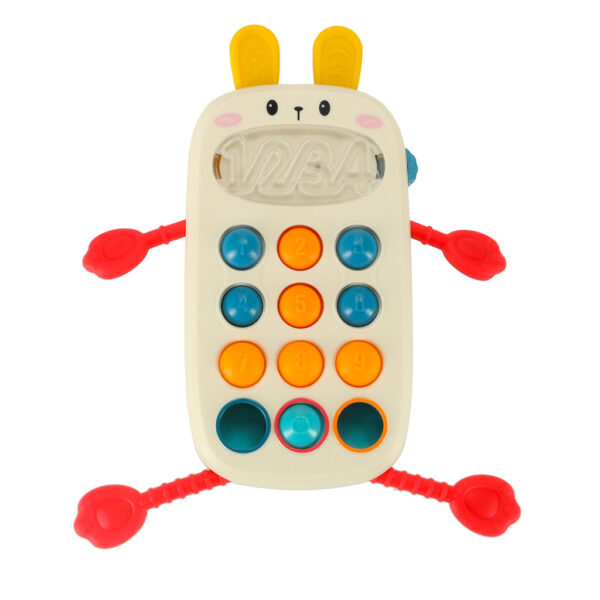 Zabawka sensoryczna gryzak dla niemowląt telefon Bibi-inn - obrazek 3
