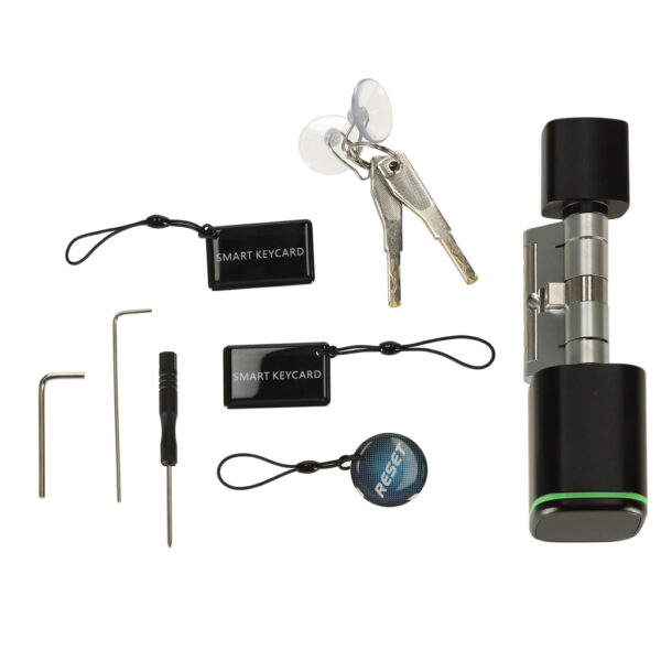 Zamek elektroniczny SMART wkładka inteligentna do drzwi odcisk palca bluetooth - obrazek 4