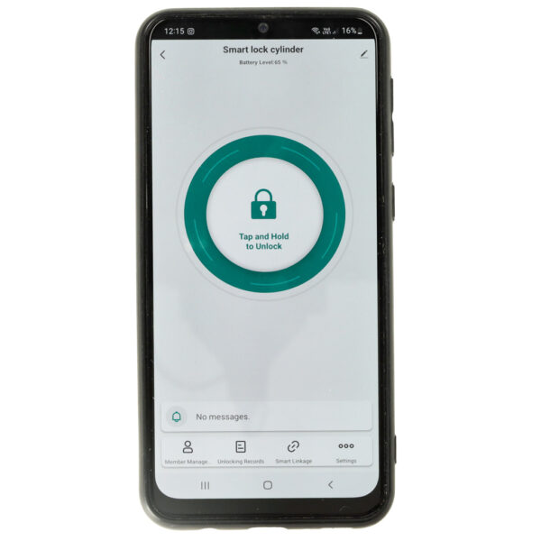Zamek elektroniczny SMART wkładka inteligentna do drzwi odcisk palca bluetooth - obrazek 5