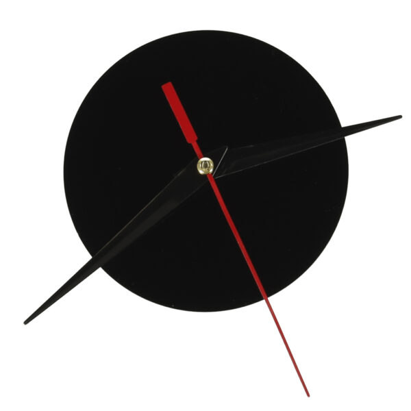 Zegar Ścienny naklejany DIY regulowany czarny cyfry rzymskie 130cm - obrazek 5