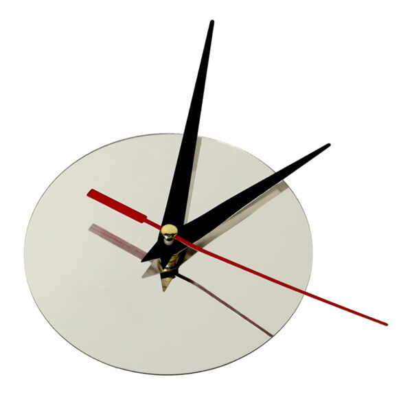 Zegar Ścienny naklejany DIY 3D regulowany rzymski srebrny 130cm - obrazek 6