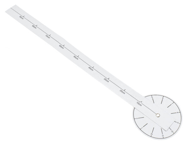 Zegar ścienny naklejany DIY regulowany duży 80-120cm czarny 4 cyfry - obrazek 5