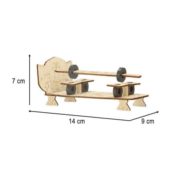 Zestaw edukacyjny do eksperymentów naukowych magnetycznych DIY 4w1 - obrazek 9